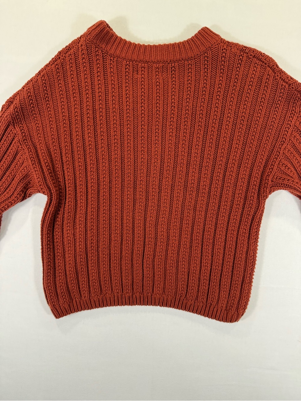 Universal Thread Rust Ribbed Crewneck Sweater - Picture 7 of 10
